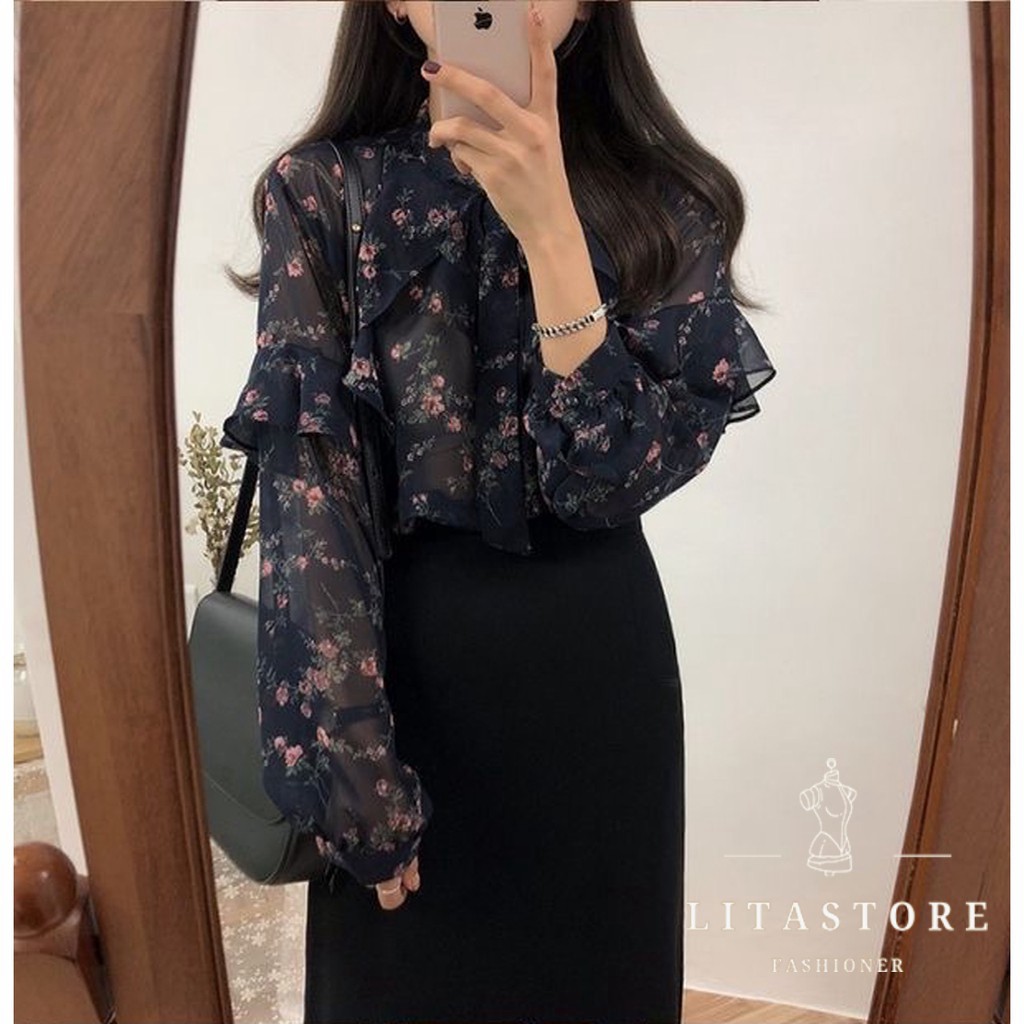Chân váy suông dài moran  thanh lịch -  LITASTORE