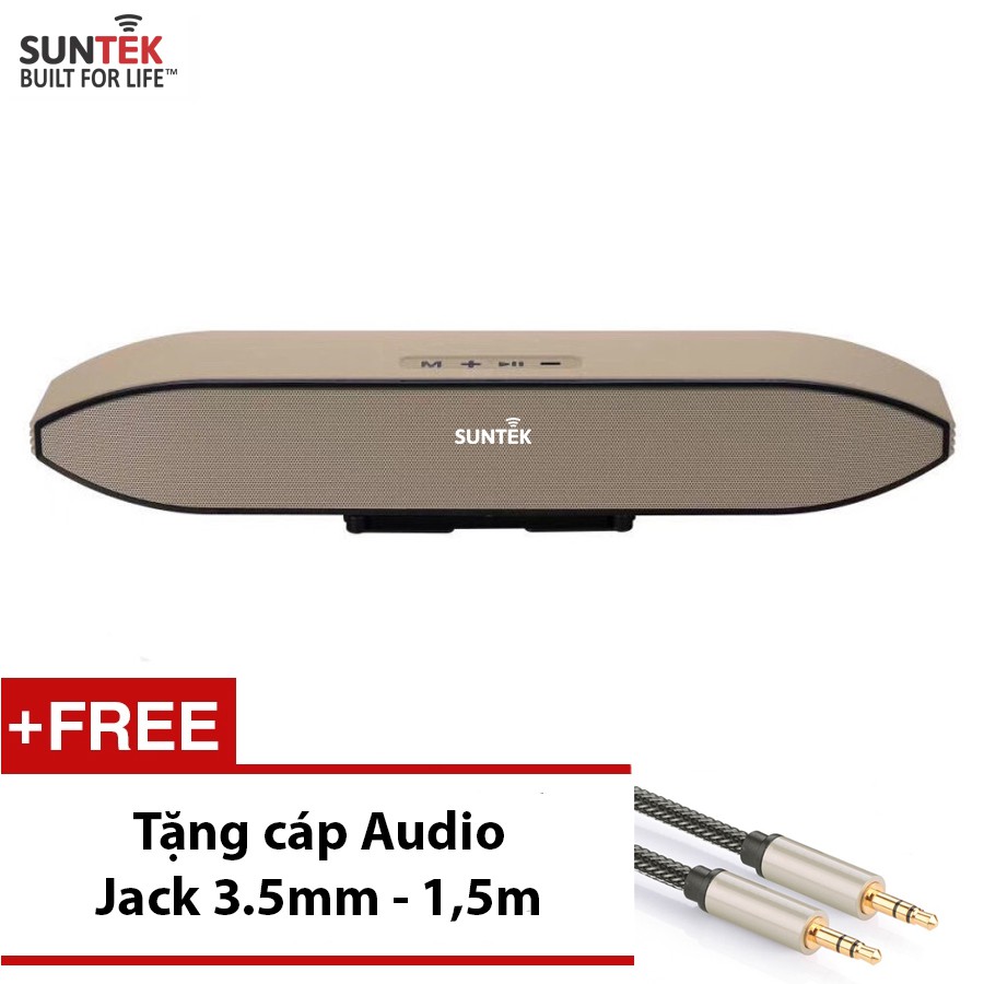 [Mã 2404EL10K giảm 10K đơn 20K] Loa Bluetooth SUNTEK 208S (Vàng)