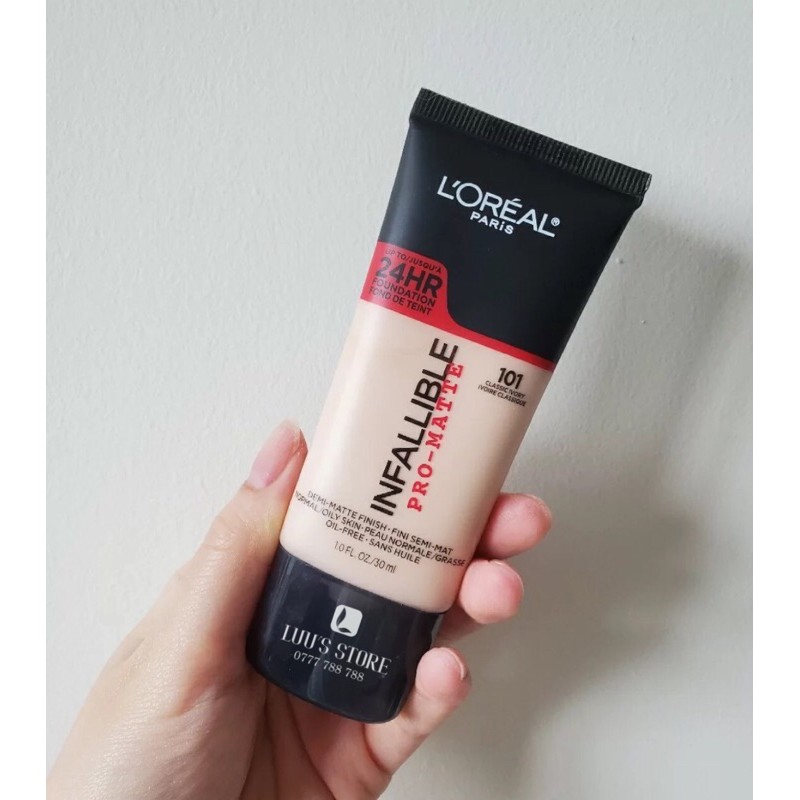 Kem Nền L’Oreal Infallible Pro Matte Tone 101