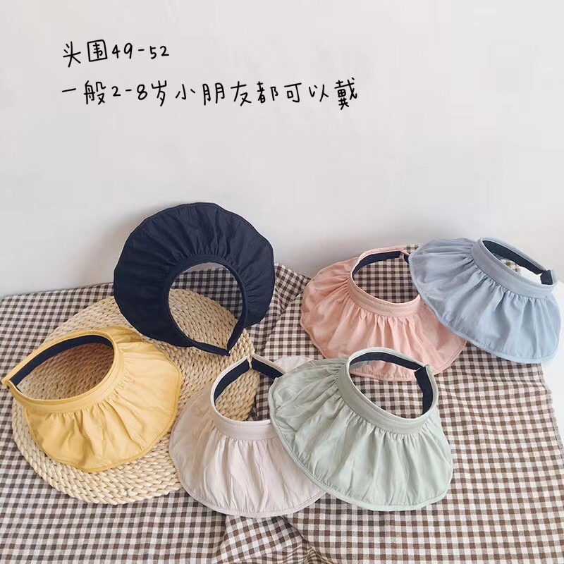 Mũ Che Nắng Nửa Đầu Có Thể Gấp Gọn Thời Trang Mùa Hè Cho Bé