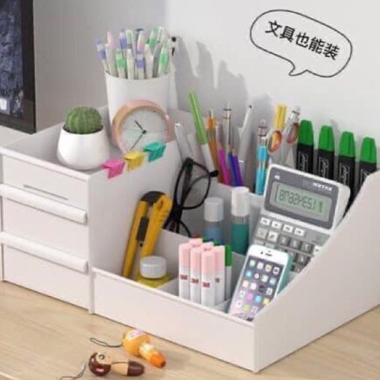 [Thánh sắp xếp] Kệ mỹ phẩm 2 tầng siêu bền