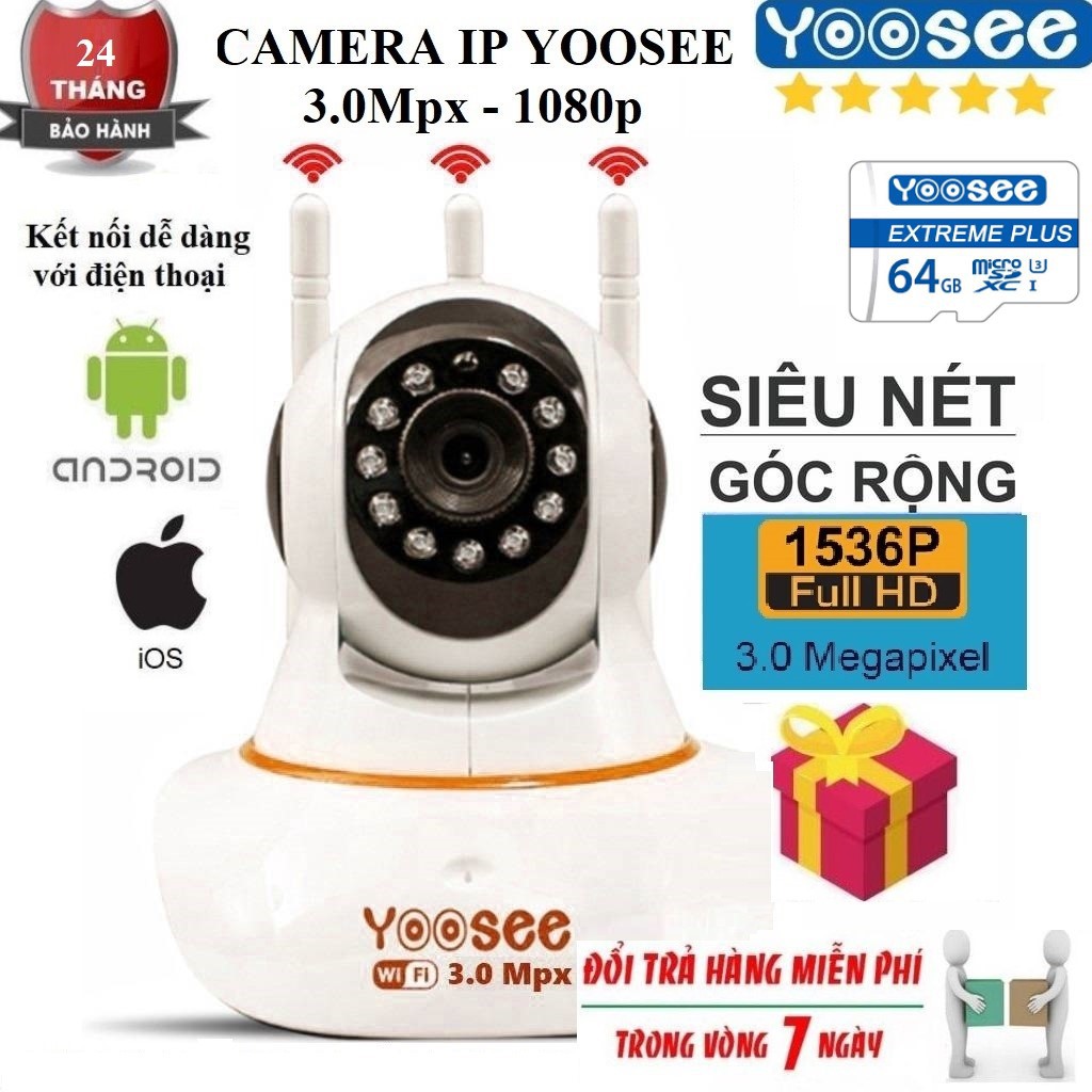 [HOT] CAMERA An Ninh Giám Sát Thông Minh Yoosee 3.0 - Tặng Kèm Thẻ nhớ 64GB | BigBuy360 - bigbuy360.vn