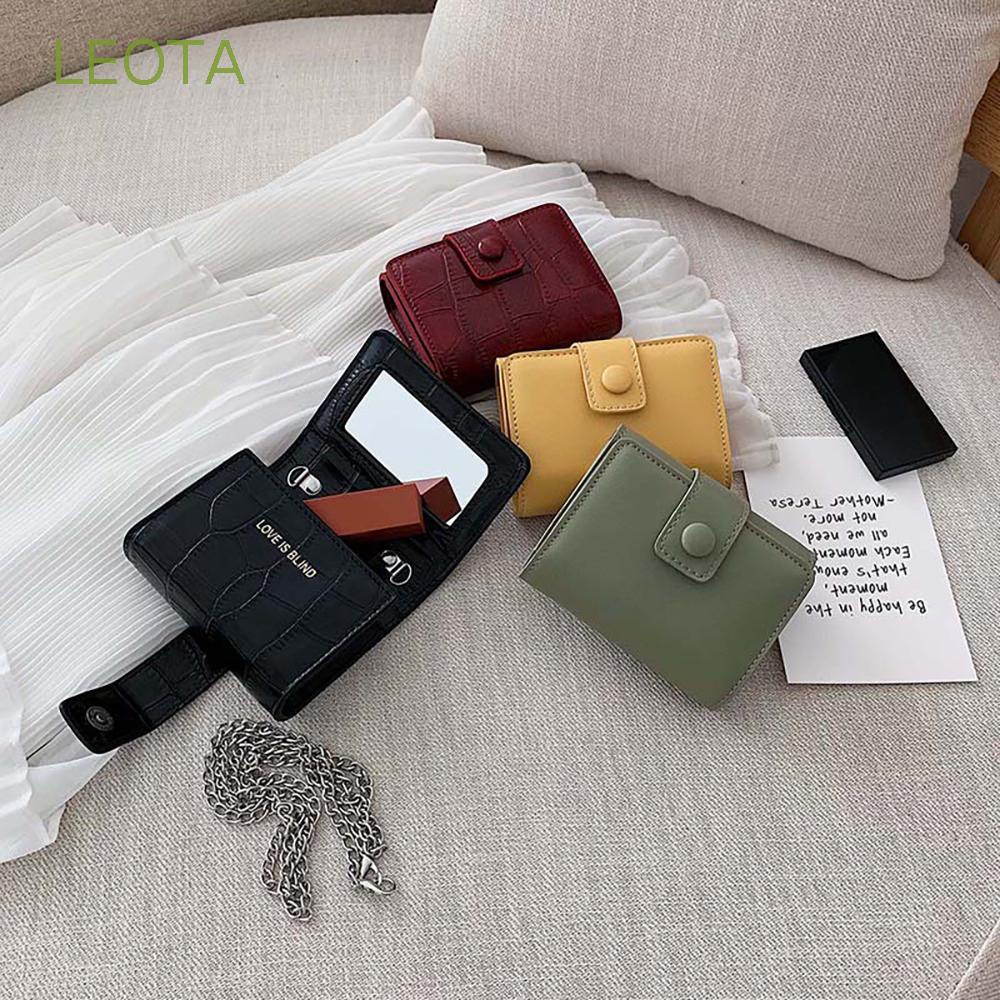 Beotua Túi Đựng Son Môi / Mỹ Phẩm Mini Có Gương Soi Tiện Lợi Dành Cho Nữ