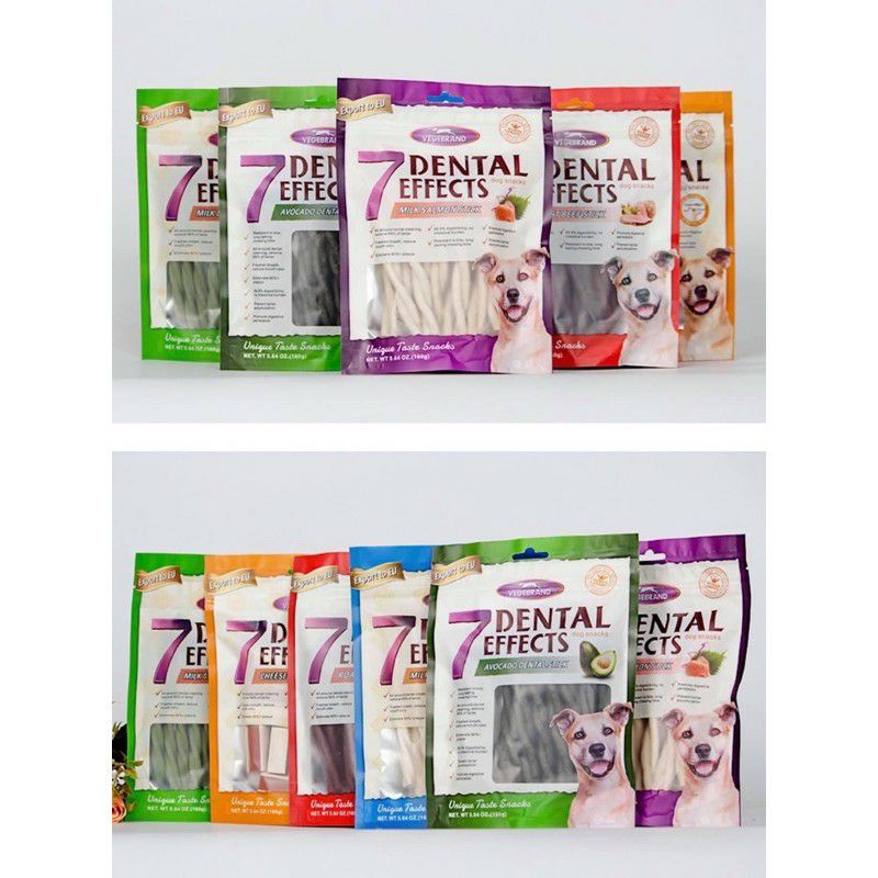 [Mã PET50K giảm Giảm 10% - Tối đa 50K đơn từ 250K] Xương thưởng 7 DENTAL EFFECTS 160g