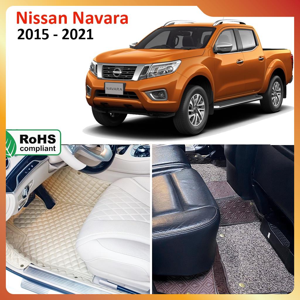 [FLASLE] Thảm lót sàn 6D CAO CẤP Nissan Navara 2015-2021 chuẩn Form mẫu, cách âm, chống nước hiệu quả