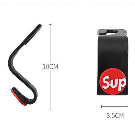 Móc treo đồ dùng họa tiết hoạt hình 3D sáng tạo thời trang cho xe hơi