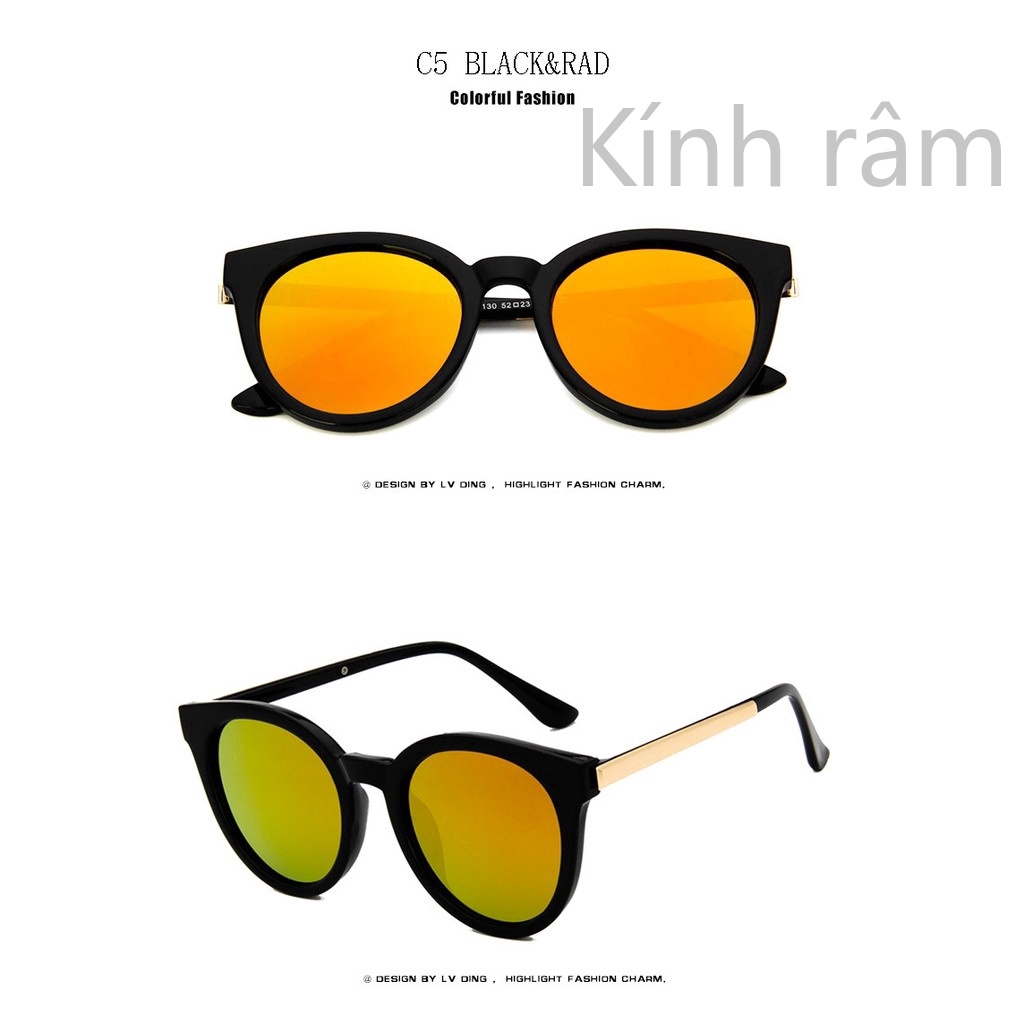 Kính mát mắt mèo phong cách Retro đơn giản cho nữ