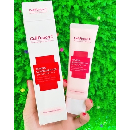 Kem Chống Nắng Cell Fusion C Toning Sunscreen 100 Spf 50/PA++++