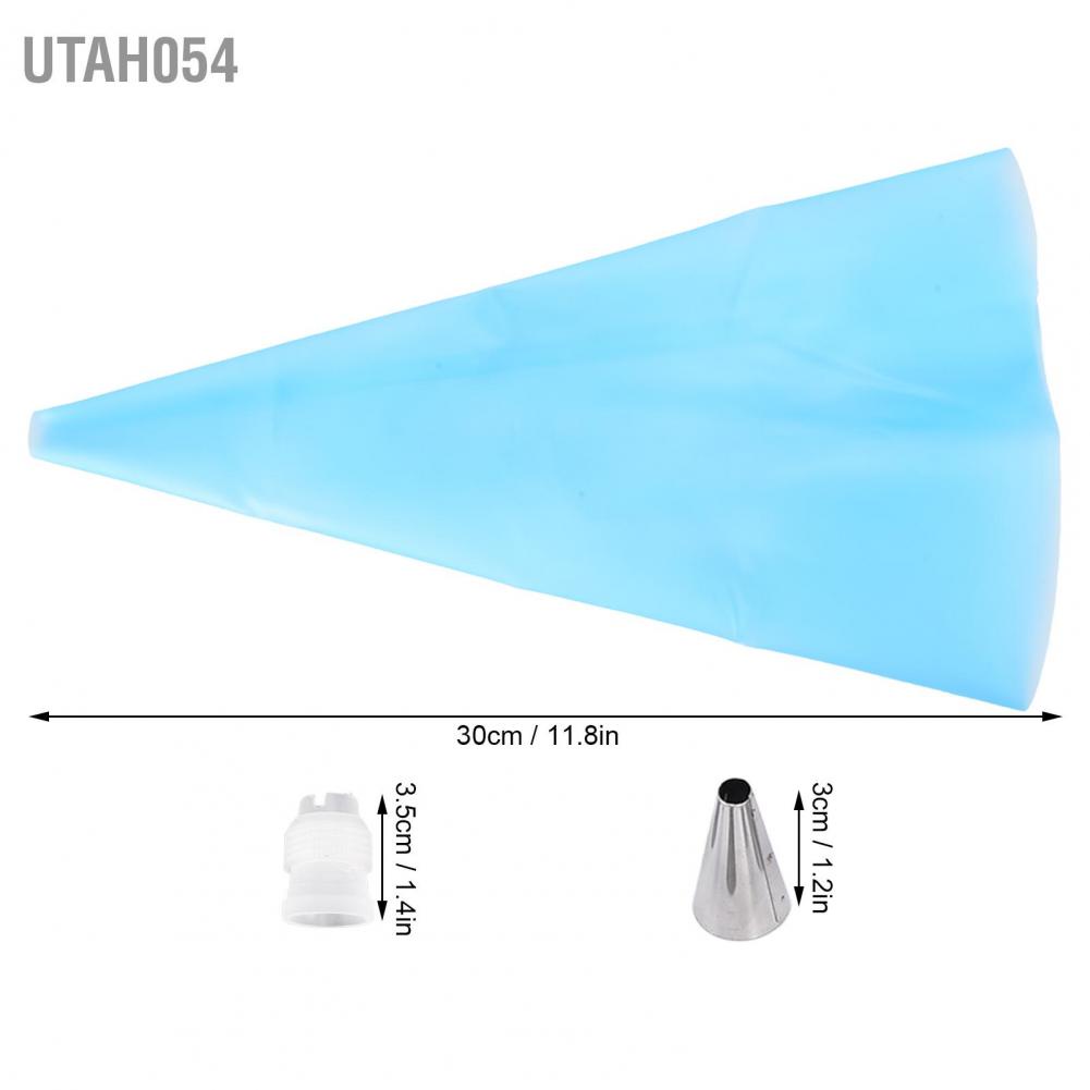 Utah054 24PCS Piping Tips Stainless Steel Icing Tip DIY Nozzle Cake Baking Tool for Kitchen