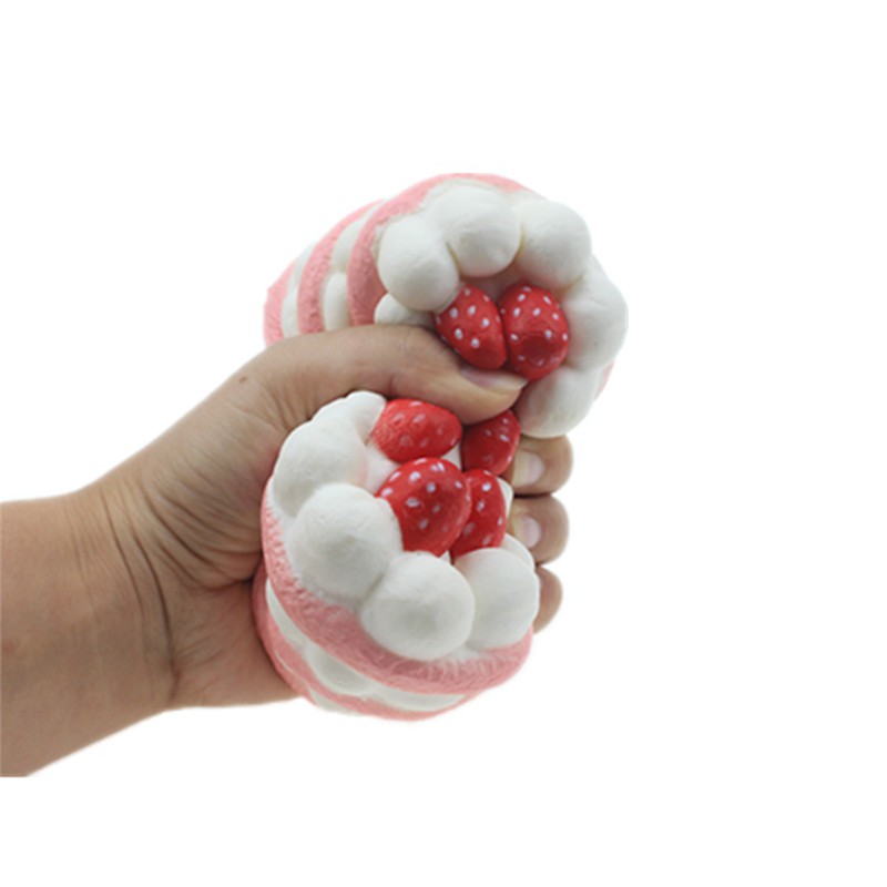 Đồ chơi bóp mềm giúp giải tỏa căng thẳng thiết kế hình bánh kem dễ thương vui nhộn