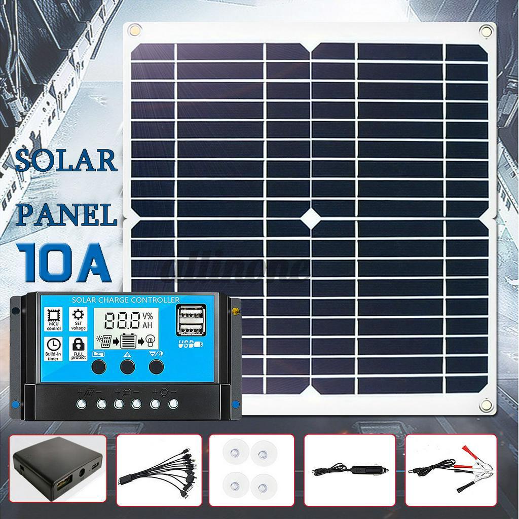 Tấm Pin Năng Lượng Mặt Trời Monocrystalline 200w 12v 10-50a