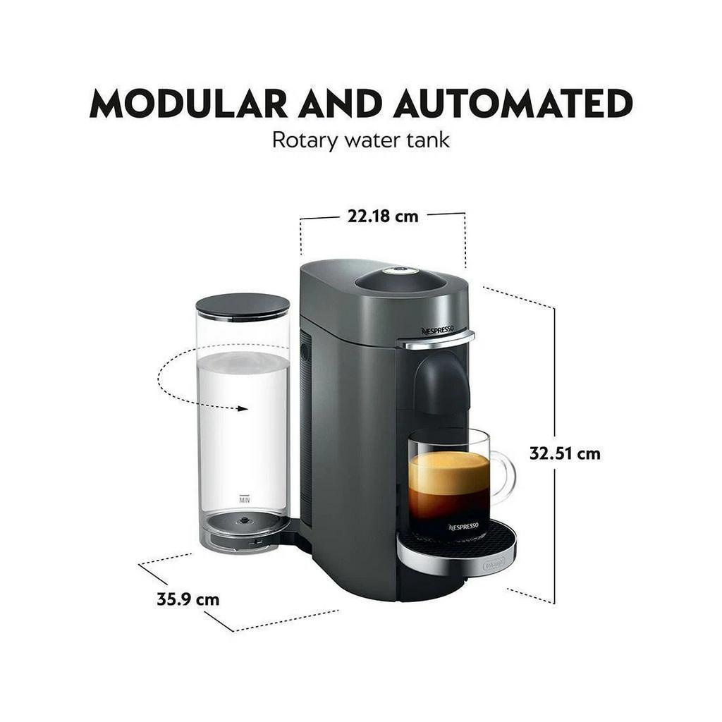 Máy Pha Cà phê viên nén Nespresso VertuoPlus Deluxe with Aeroccino ENV155 - BH 12 tháng - Giảm giá khi mua cafe viên nén
