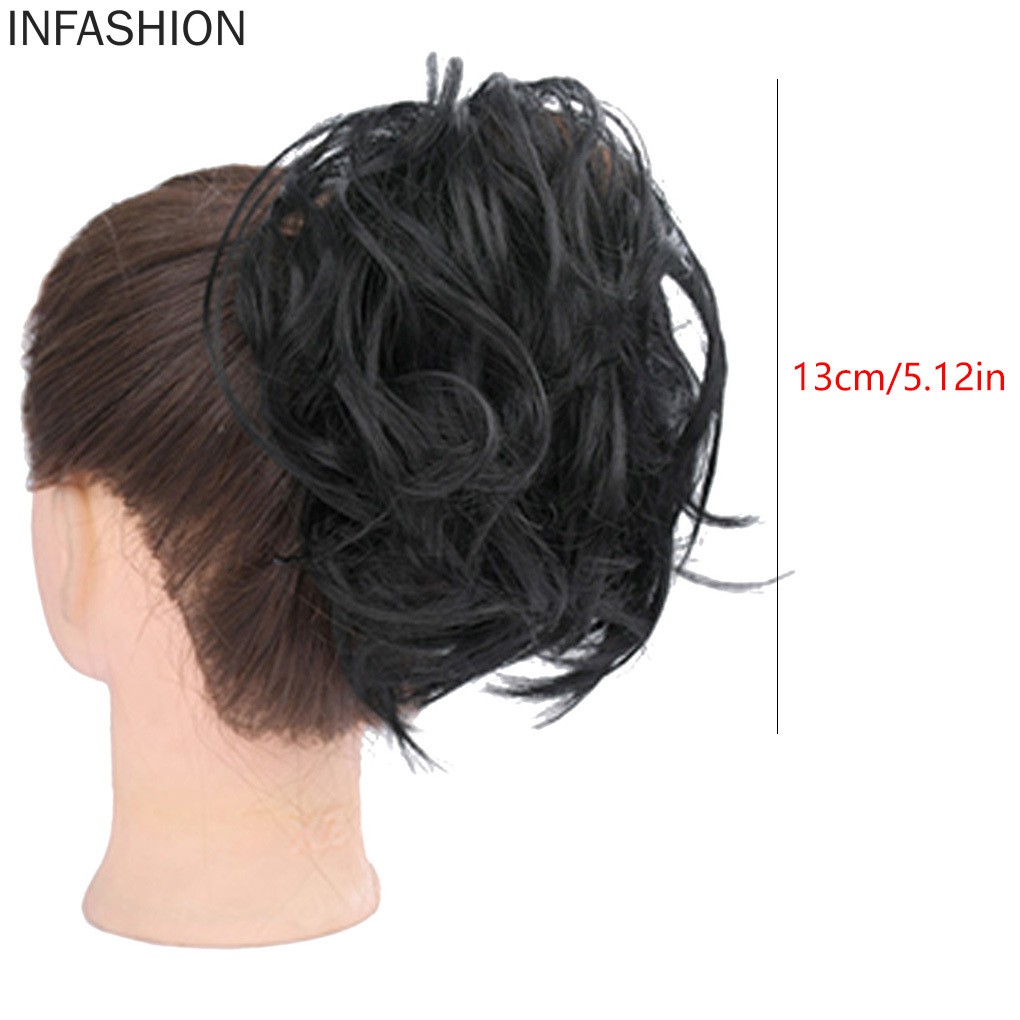 Tóc Giả Kiểu Cột Đuôi Ngựa Xoăn Gợn Sóng