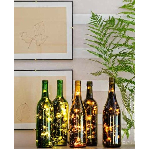 Vỏ Chai Rượu Vang Ý, Pháp, Đức Dung Tích 750ml Dùng Cho Trang Trí, Decor