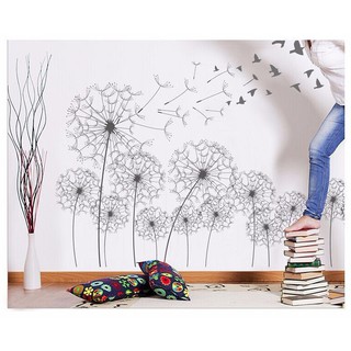 Decal dán tường hoa bồ công anh