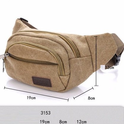 Túi Đeo Bụng, Túi Đeo Hông Đeo Chéo 3 Ngăn Wanfuniao Chất Liệu Vải Dày Bền Chống Trầy Xước Có Nhiều Ngăn Đựng | BigBuy360 - bigbuy360.vn