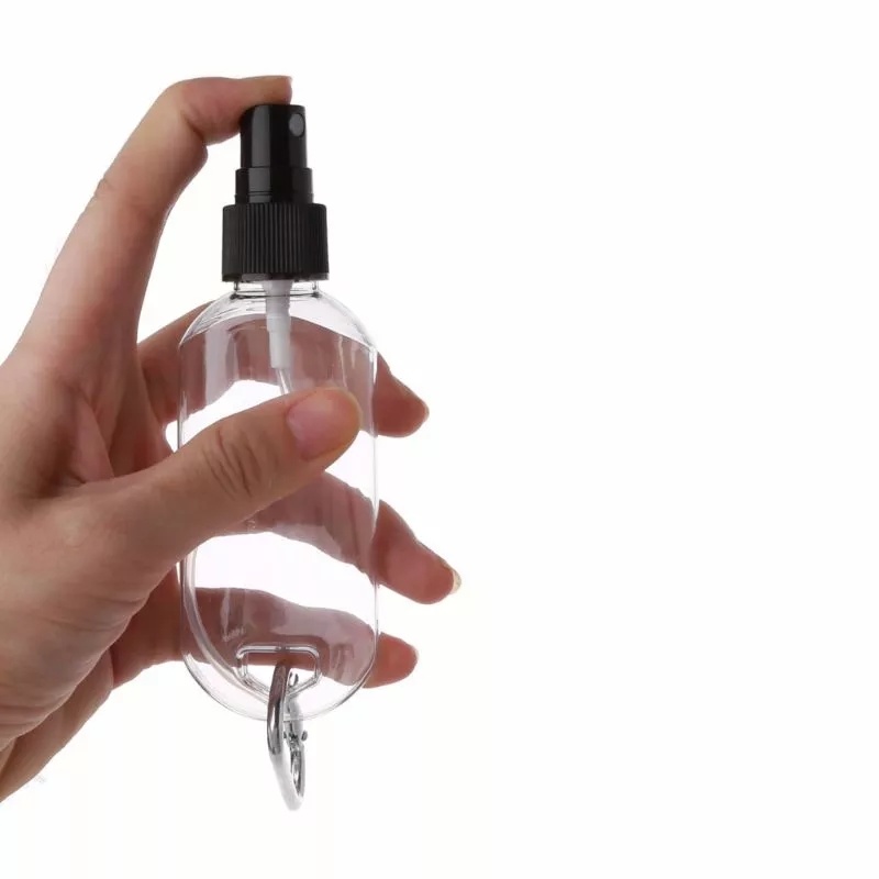Chai rỗng nhỏ 30/50ml tùy chọn có móc khóa tiện dụng mang theo du lịch