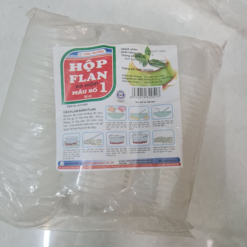 Hũ Bánh Flan 50 hũ/bịch