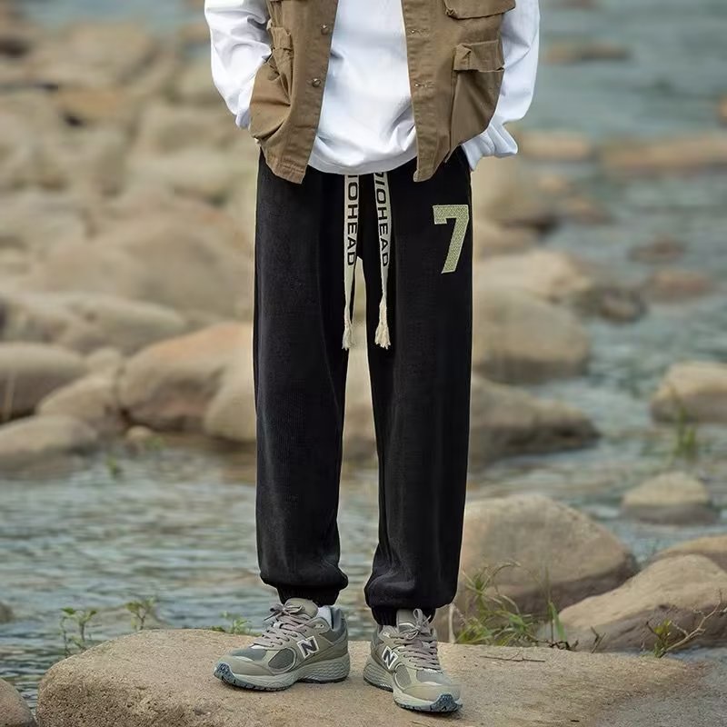 Quần Thể Thao Lưng Thun Ống Rộng Oversize Thời Trang Hàn Quốc Chất Lượng Cao Size M-3XL