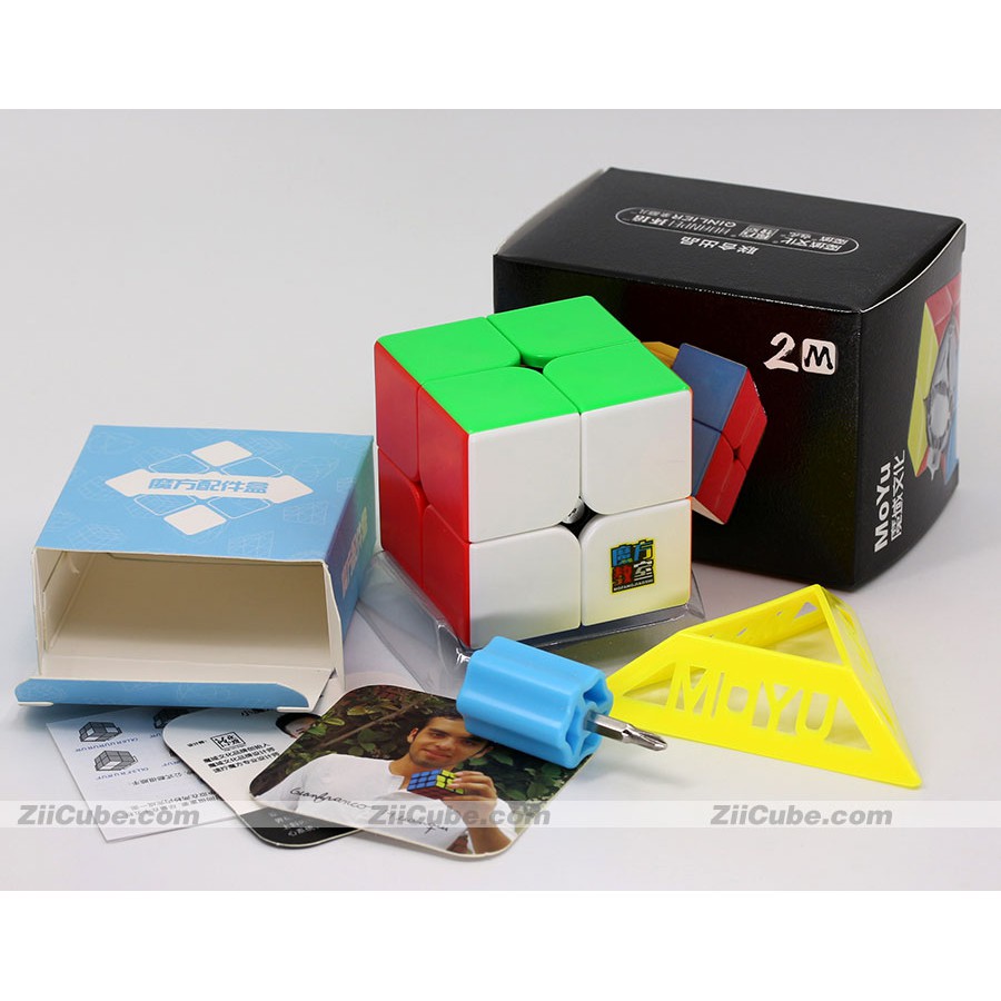 Đồ Chơi Rubik 2x2 Nam Châm Moyu Meilong Stickerless - Rubik Nam Châm 2x2 Đồ Chơi Phát Triển Trí Tuệ