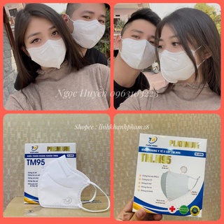 Khẩu trang tm95 tuấn minh 6d mẫu mới nhất 🌸 freeship 🌸 khẩu trang n95 kháng khuẩn 5 lớp chính hãng công ty