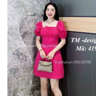 Set váy đôi Hồng sen mẹ và bé