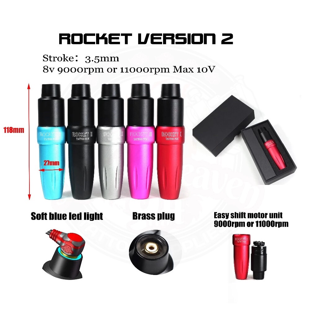 Bút Xăm Chân Mày Đầu Cắm 3.5mm Có Đèn LED RCA