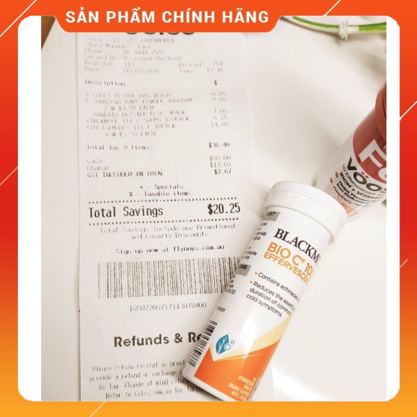 Viên C sủi Blackmores Vitamin C 1000mg | BigBuy360 - bigbuy360.vn