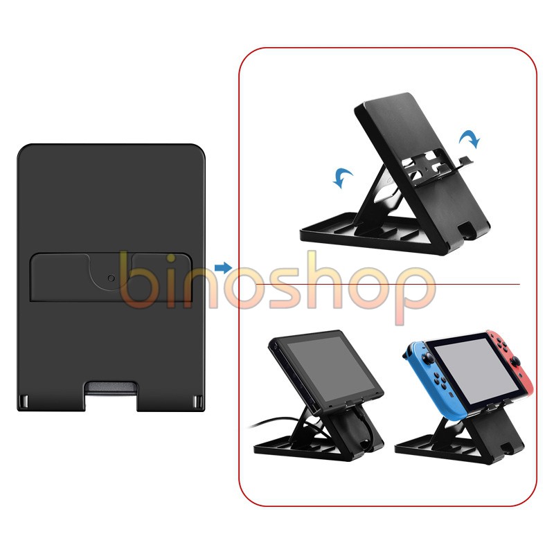 Đế Dựng Nintendo Switch, Giá đỡ 4 nấc chỉnh độ cao cho Nintendo Switch - Đen | BigBuy360 - bigbuy360.vn