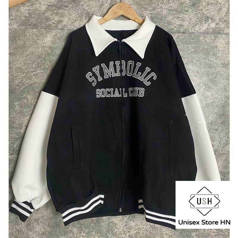 Áo khoác bomber cổ polo S.Y.M mẫu mới