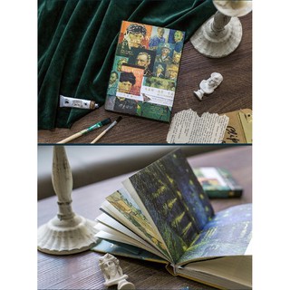 Sổ hoạ tiết tranh Van Gogh