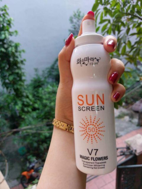 XỊT CHỐNG NẮNG SUN SCREEN V7