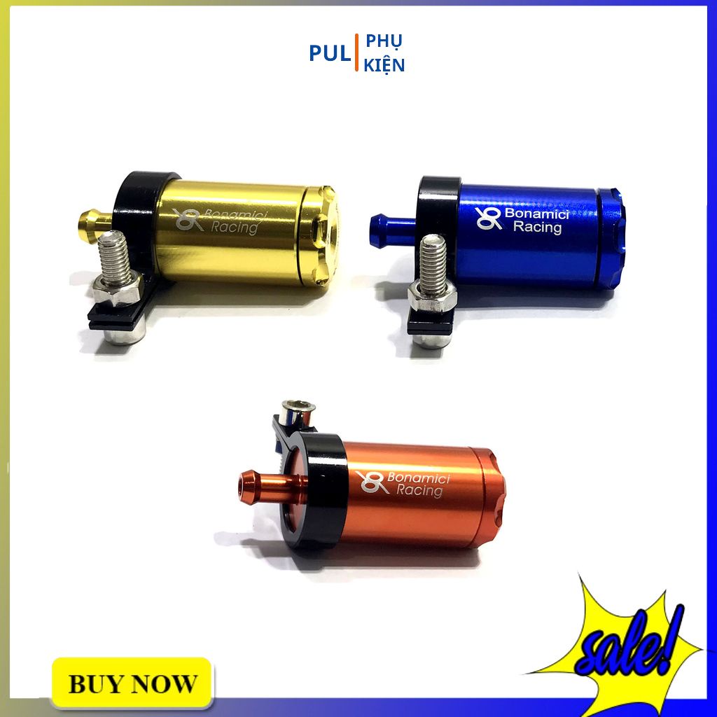 Bình dầu thắng bonamici nhôm cnc cao cấp kèm sẵn pát lắp cho xe Exciter Winner V1 Winner X...