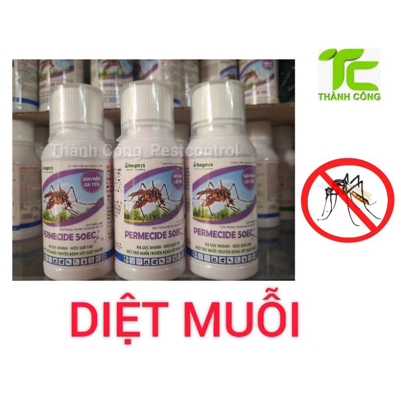Thuốc diệt muỗi Permecide 50EC hạ gụt muỗi nhanh 100ml