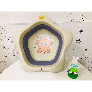 chậu rửa mặt gấp gọn hình sao