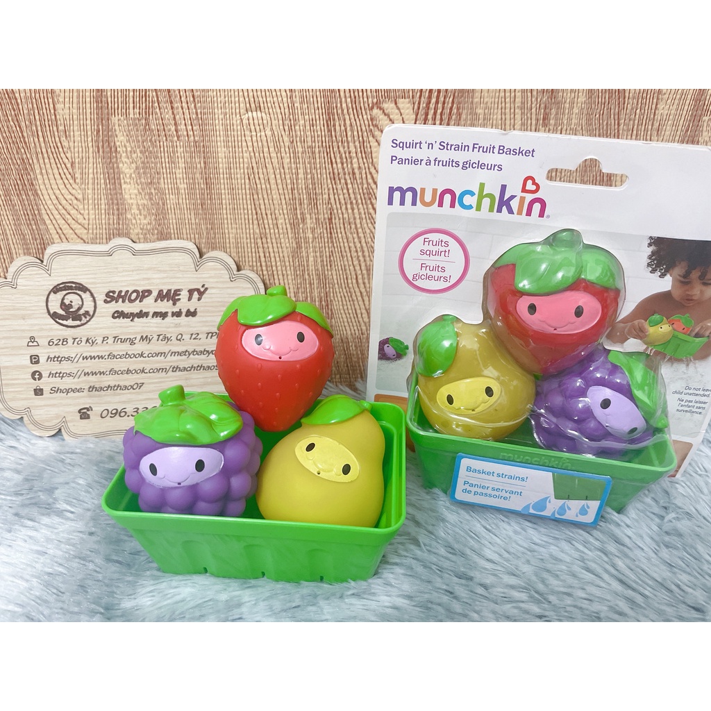 Set Đồ chơi Rổ trái cây Munchkin cho bé từ 9 tháng tuổi