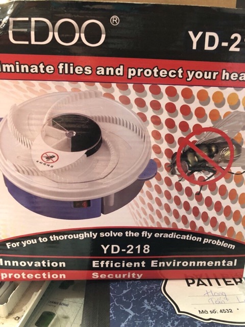 Máy bắt ruồi tự động thông minh YD218, nhỏ gọn, thông minh, không cần dùng hóa chất