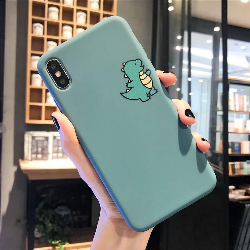 Ốp lưng iphone Khủng long bé nhỏ TPU trơn dẻo mềm 6/6plus/6s/6splus/7/7plus/8/8plus/x/xs/11/12/pro/max/plus/promax | BigBuy360 - bigbuy360.vn