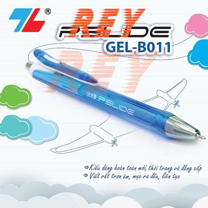 [Giá sỉ] Hộp 20 cây bút gel PSLIDE 𝑻𝒉𝒊𝒆̂𝒏 𝑳𝒐𝒏𝒈 TL | GEL-B011