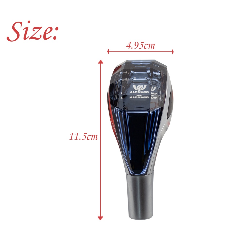 Tay Nắm Cần Số Tự Động Có Đèn led 5d Cho Xe Hơi Toyota alphard vellfire mitsubishi hyundai Lexus Honda