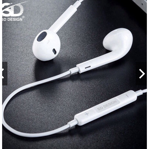 Tai nghe nhét tai H6-Âm thanh hay,bass chuẩn-Tai nghe nhét tai kiểu dáng IPcó nút điều khiển