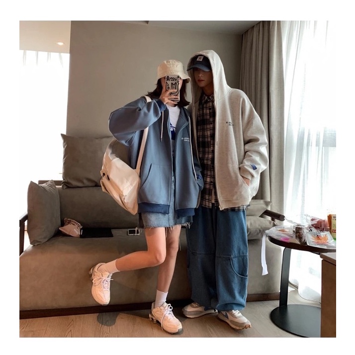 Áo khoác hoodie zip nỉ chống nắng