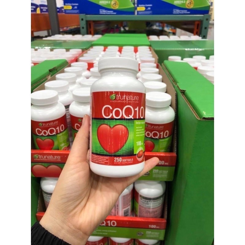 [Chính Hãng ]Viên Uống Trunature CoQ10 100mg  Của Mỹ chai 250 viên