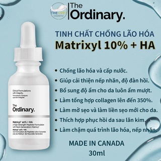 Serum Chống Lão Hoá - The Ordinary Matrixyl 10% + HA