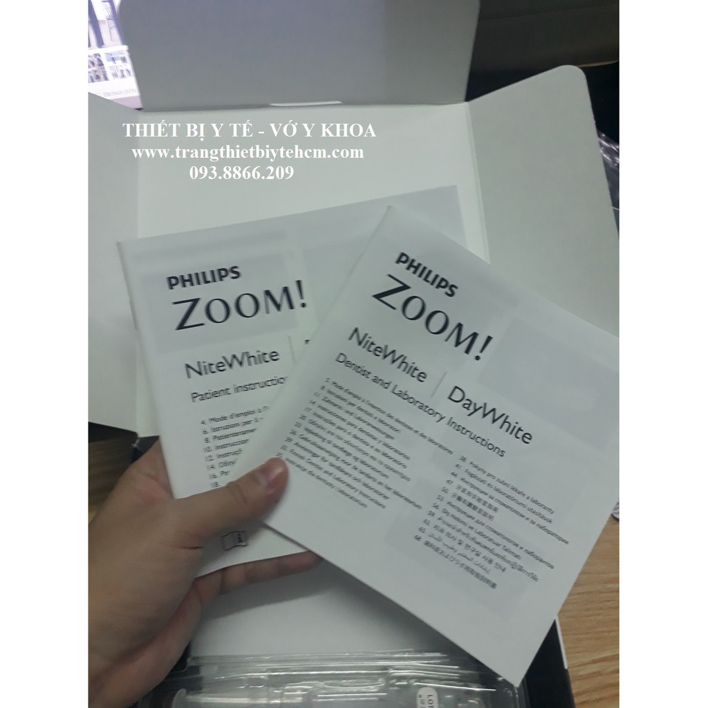 THUỐC TẨY TRẮNG RĂNG PHILIPS ZOOM NITEWHITE 22% (HỘP 3 VỈ/ 9 ỐNG) HÀNG CHÍNH HÃNG