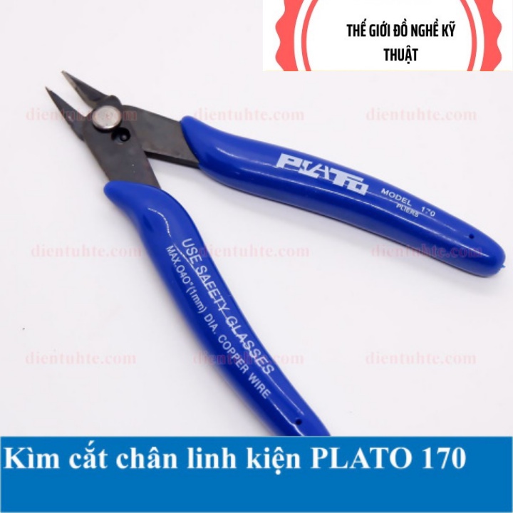 Kìm Cắt Chân Linh Kiện PLATO 170 125mm