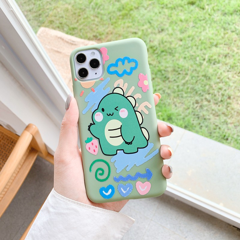 Ốp điện thoại TPU mềm in hoạt hình phong cách Nhật Bản và Hàn Quốc cho iPhone 6 6s 7 8 plus se 2020 | BigBuy360 - bigbuy360.vn