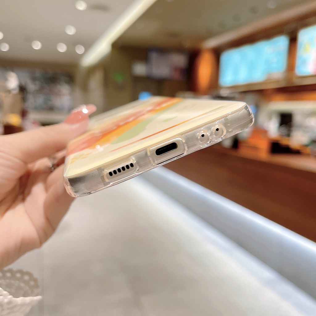 Dễ Thương Ốp Điện Thoại Nắp Gập Họa Tiết Hoa / Cầu Vồng Màu laser Cho samsung galaxy z flip 3 z flip 4 5g zflip4 zflip5 flip3 z flip 5