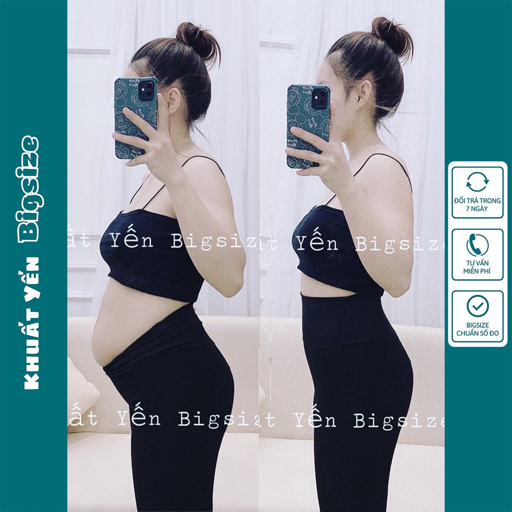 Quần legging bigsize cạp cao nâng mông nhỏ bụng co giãn Q1