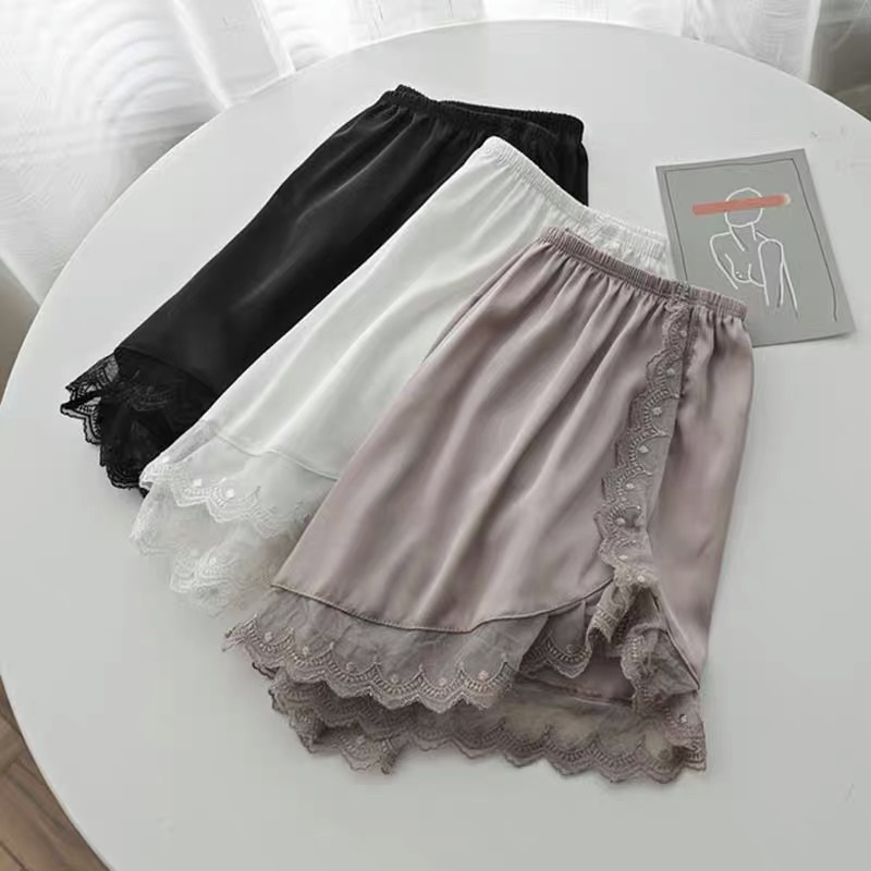 Quần ngủ lụa pha ren mềm mại cao cấp sexy êm ái Nacy